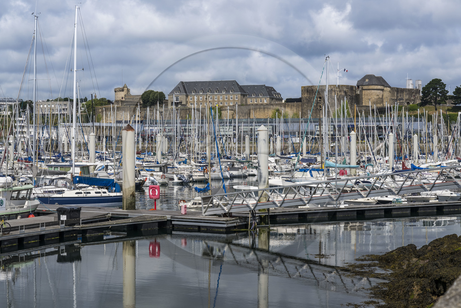 France, Finistère (29), Brest, la Marina du Château