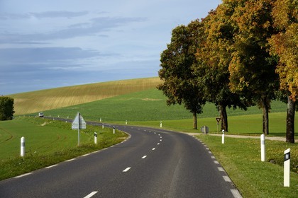 France, Meuse (55), région de Verdun, la route départementale D964