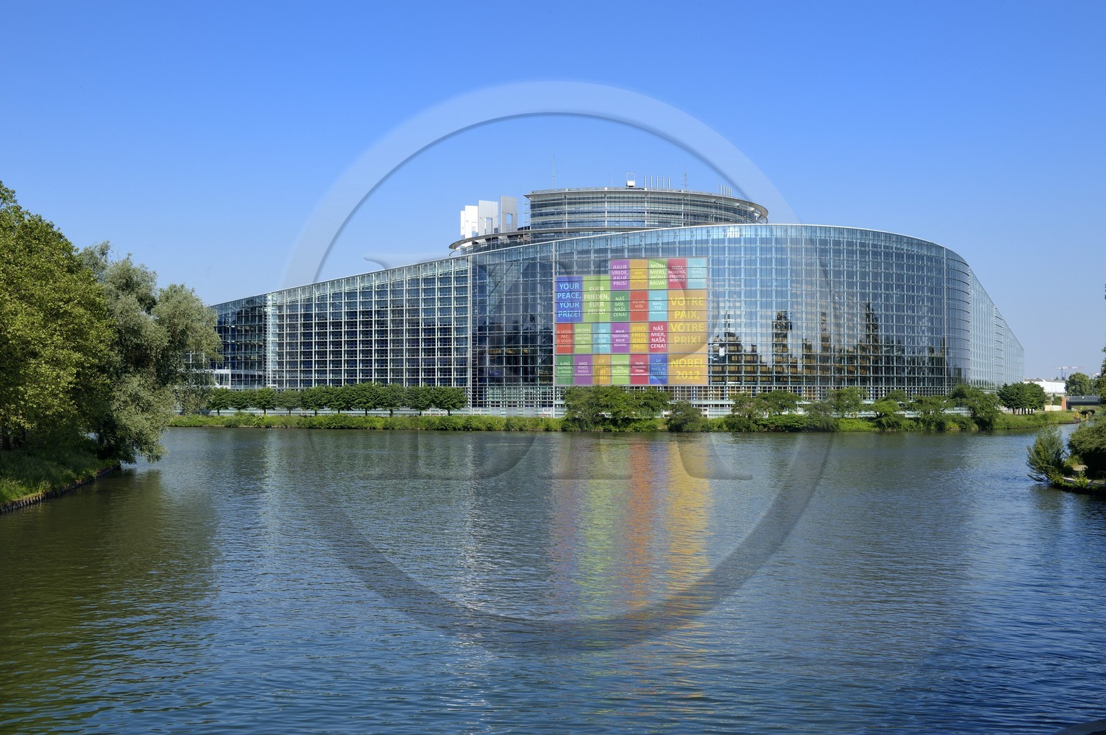 France, Bas-Rhin (67), Strasbourg, le parlement européen