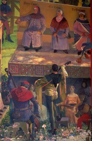 France, Haute-Garonne (31), Toulouse, fresque à l' intérieur du Capitole (Hôtel de ville)