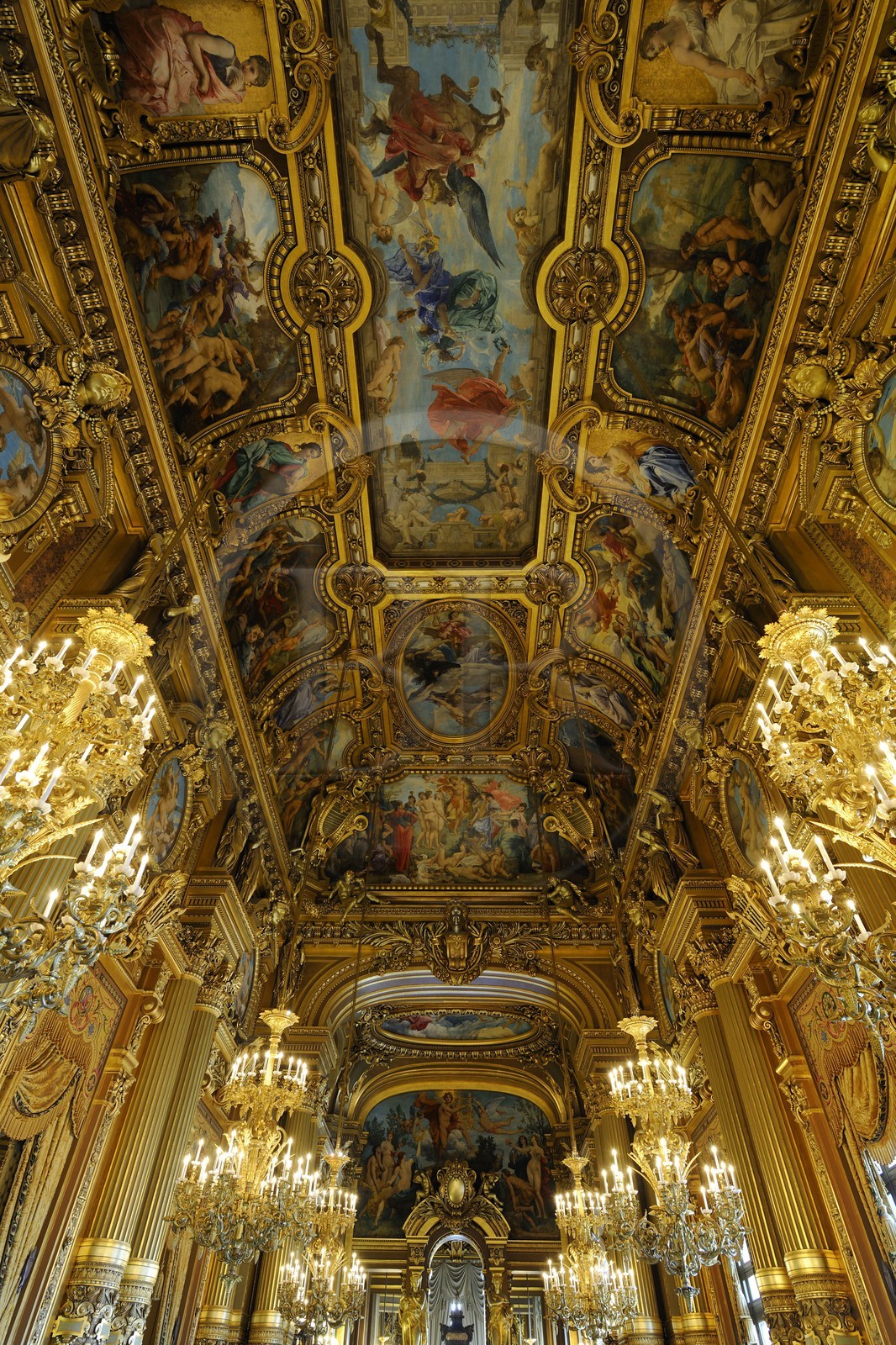France, Paris (75), l'Opéra Garnier, le Grand Foyer