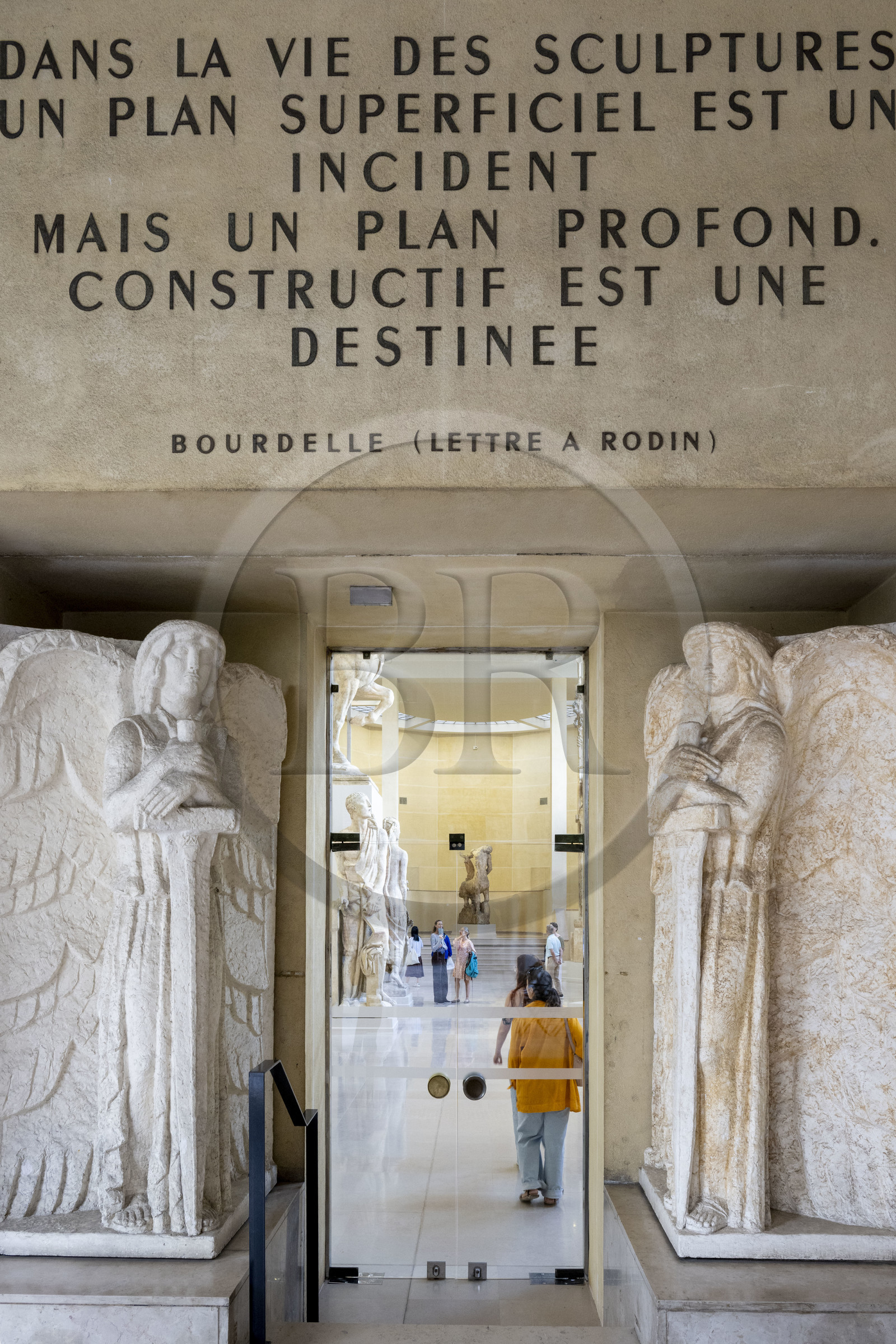 France, Paris (75), le musée du sculpteur Antoine Bourdelle, hall des platres