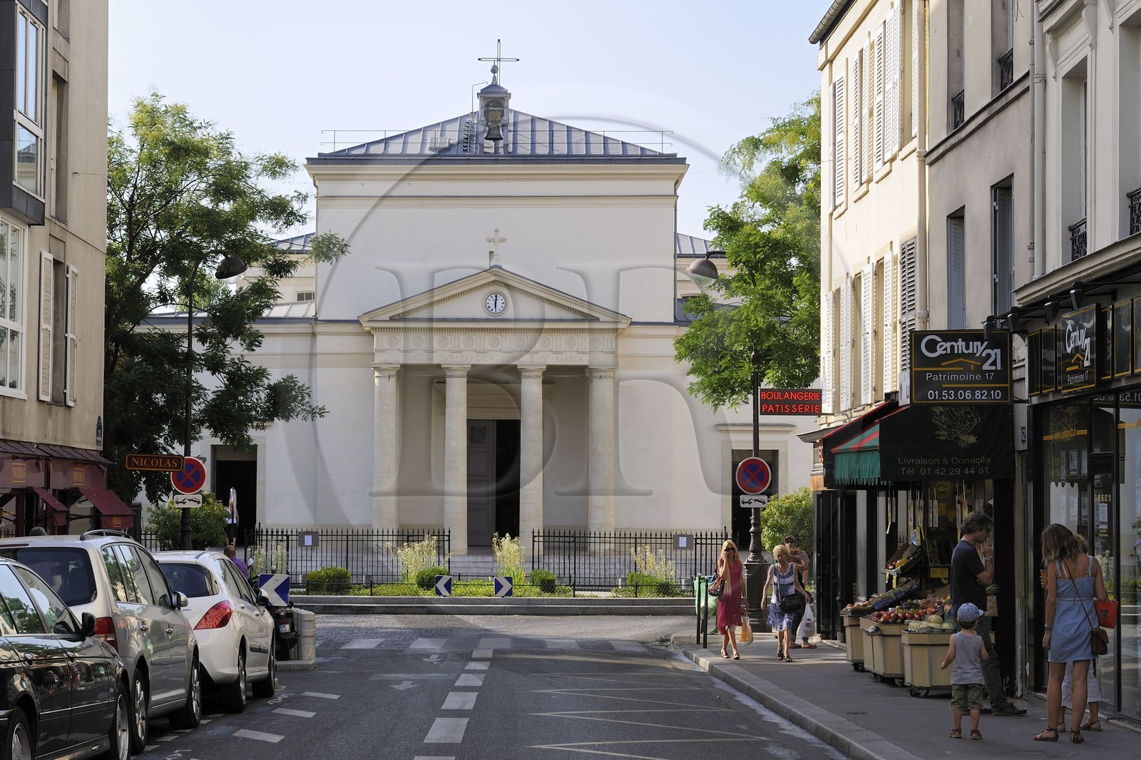 France, Paris (75), église Sainte-Marie des Batignolles