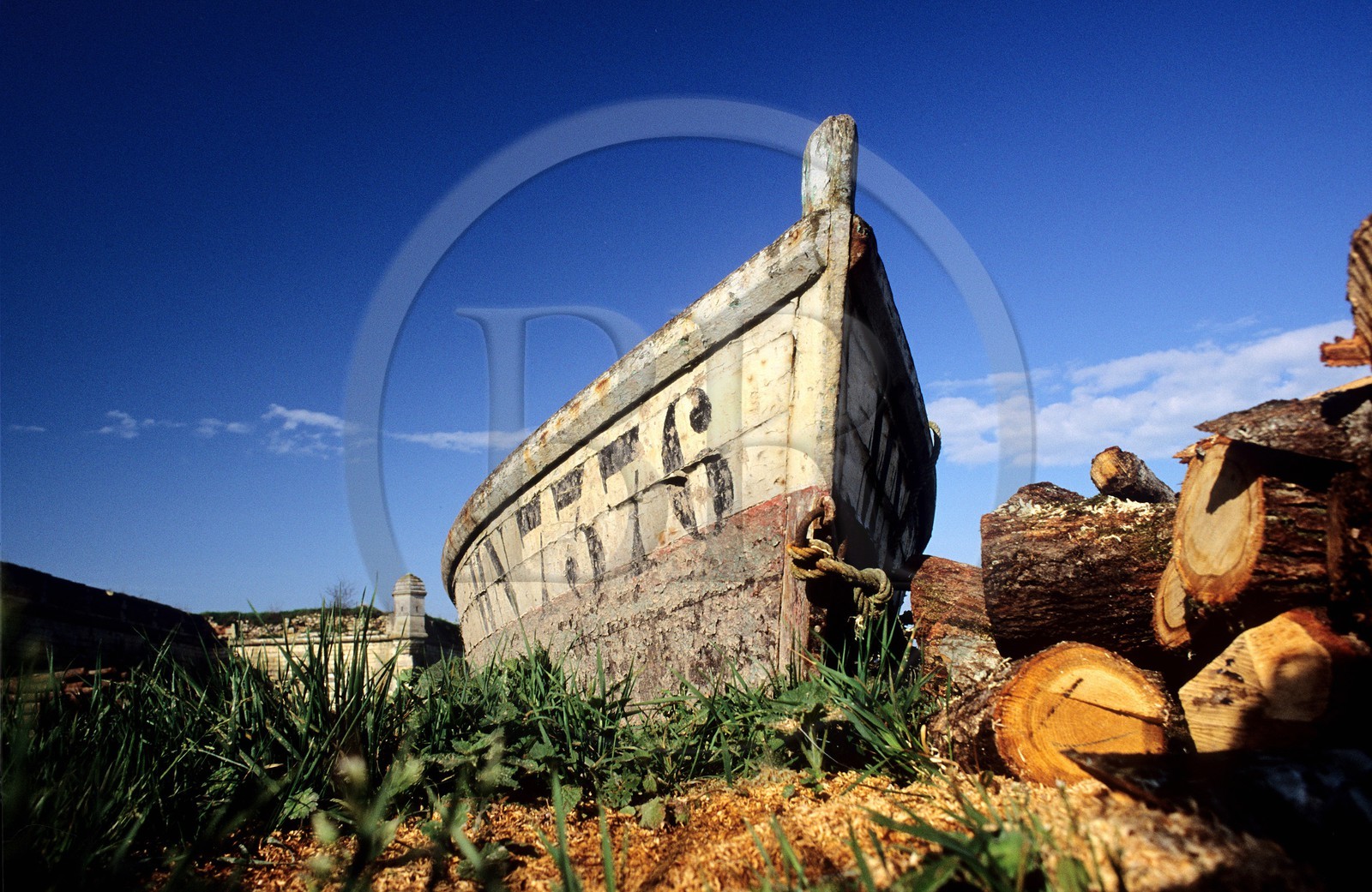 France, Charente Maritime, former royal harbour of Brouage, now inland