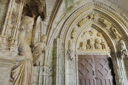 France, Seine-Maritime (76), Saint-Wandrille-Rançon, Abbaye de Saint-Wandrille, anciennement abbaye de Fontenelle, abbaye bénédictine fondée au VIIe siècle