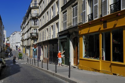 France, Paris (75), la Butte Montmartre, rue Durantin