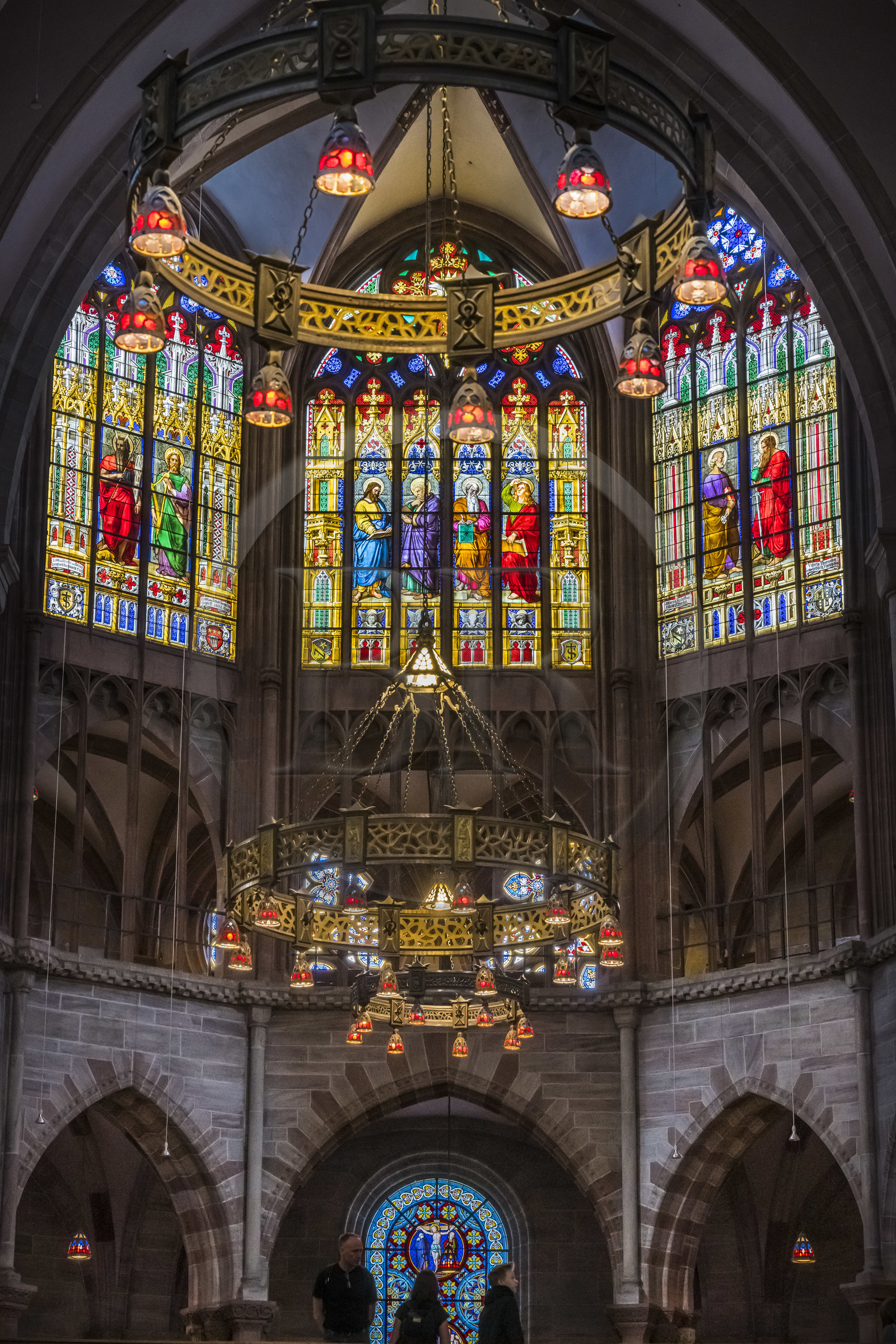 Switzerland, Basel, the Minster or Protestant Cathedral of Our Lady of Basel (Munster)