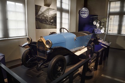 France, Bas Rhin, Strasbourg, Historical Museum of the city of Strasbourg, Torpedo Mathis 5CV type P (1925) car built in Strasbourg