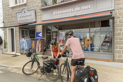 France, Vendée (85), île de Noirmoutier, Noirmoutier-en-l'Ile, randonnée à bicyclette