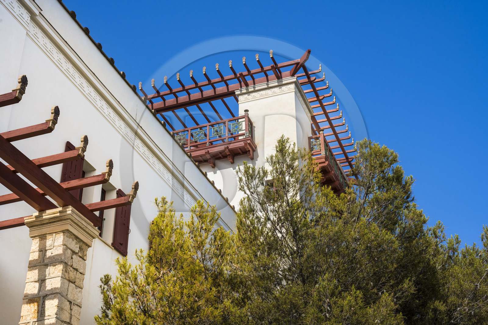 France, Alpes-Maritimes (06),  France, Alpes Maritimes (06), Beaulieu sur Mer, villa Kerylos de style neo-grec construite en 1908 par architecte Emmanuel Pontremoli