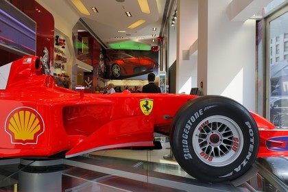 Italy, Lombardy, Milan, the Ferrari Store Milano