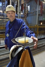 France, Moselle, Petite Rosselle, carreau Wendel museum, miner's building, the cloakroom