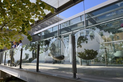 France, Rhône (69), Lyon, le restaurant gastronomique Tetedoie, sur le haut des pentes de la colline de Fourvière