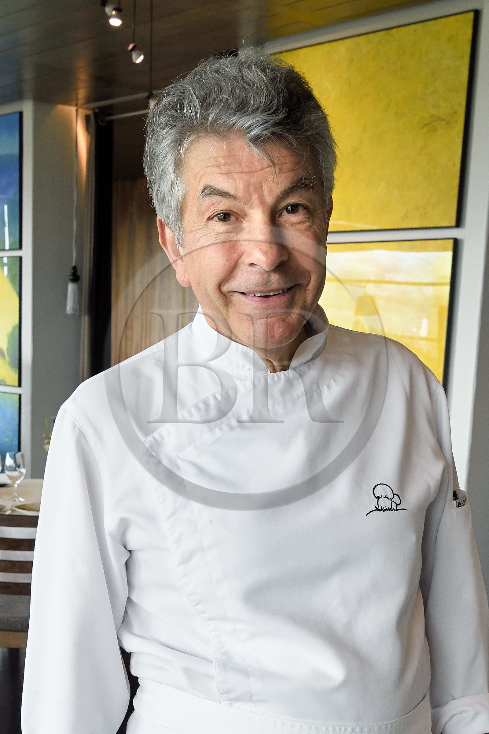 France, Haute-Loire (43), Saint-Bonnet-le-Froid, Restaurant 3 étoiles Régis et Jacques Marcon, le chef cuisinier Jacques Marcon