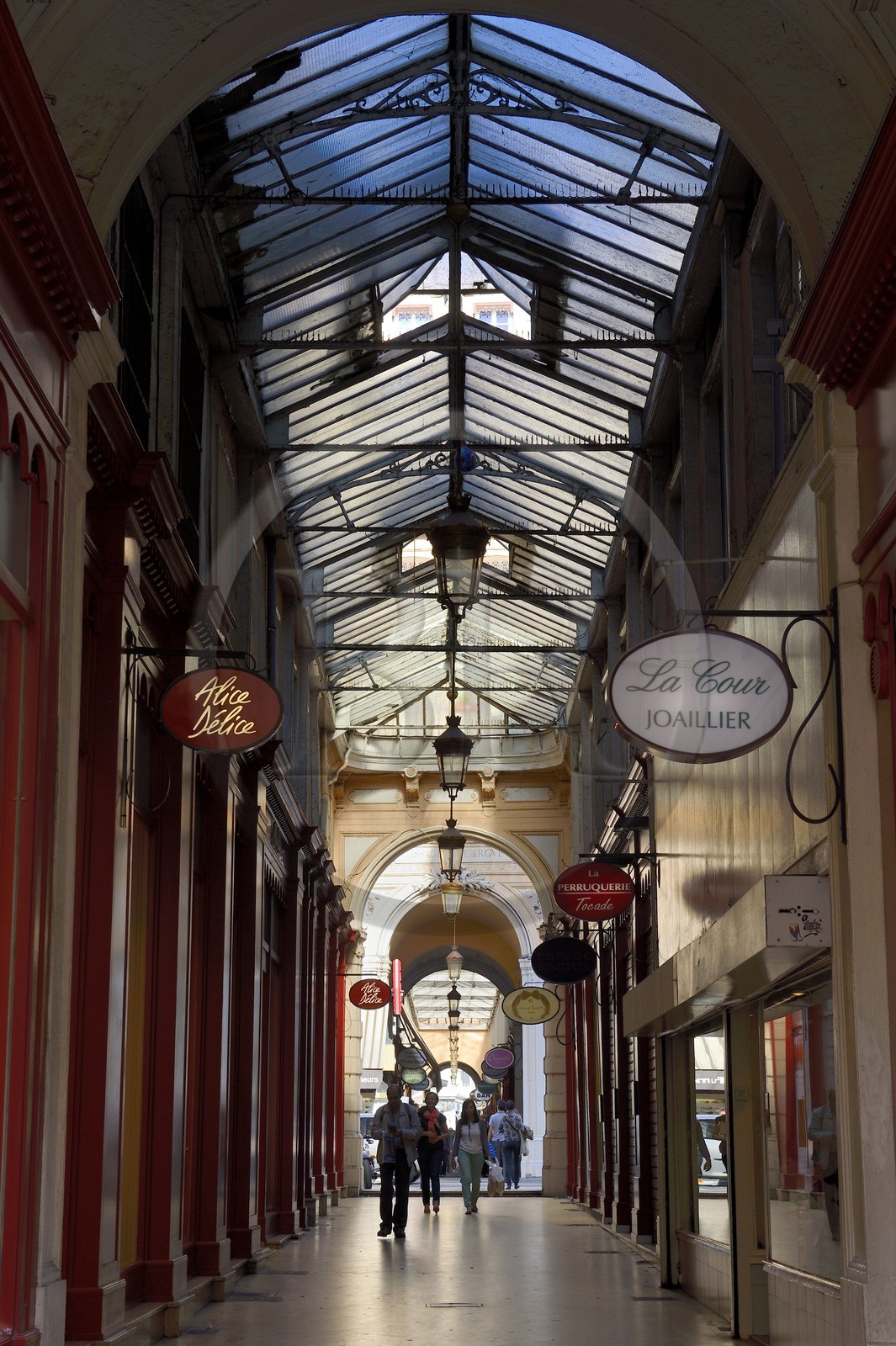 France, Rhone, Lyon, historical site listed as World Heritage by UNESCO, passage de l'Argue