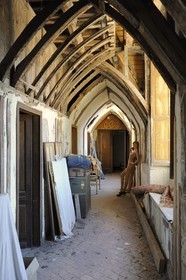 France, Loir-et-Cher (41), château de Villesavin (châteaux de la Loire), sous les combles non encore rénovés