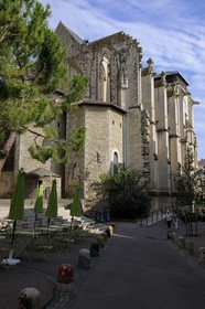 France, Hérault (34), Montpellier, centre historique, l'Ecusson, église Saint Roch
