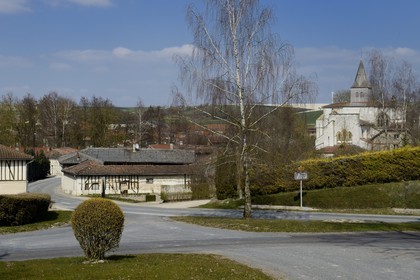 France, Marne (51), village de Saint-Amand-sur-Fion et son église Saint-Amand