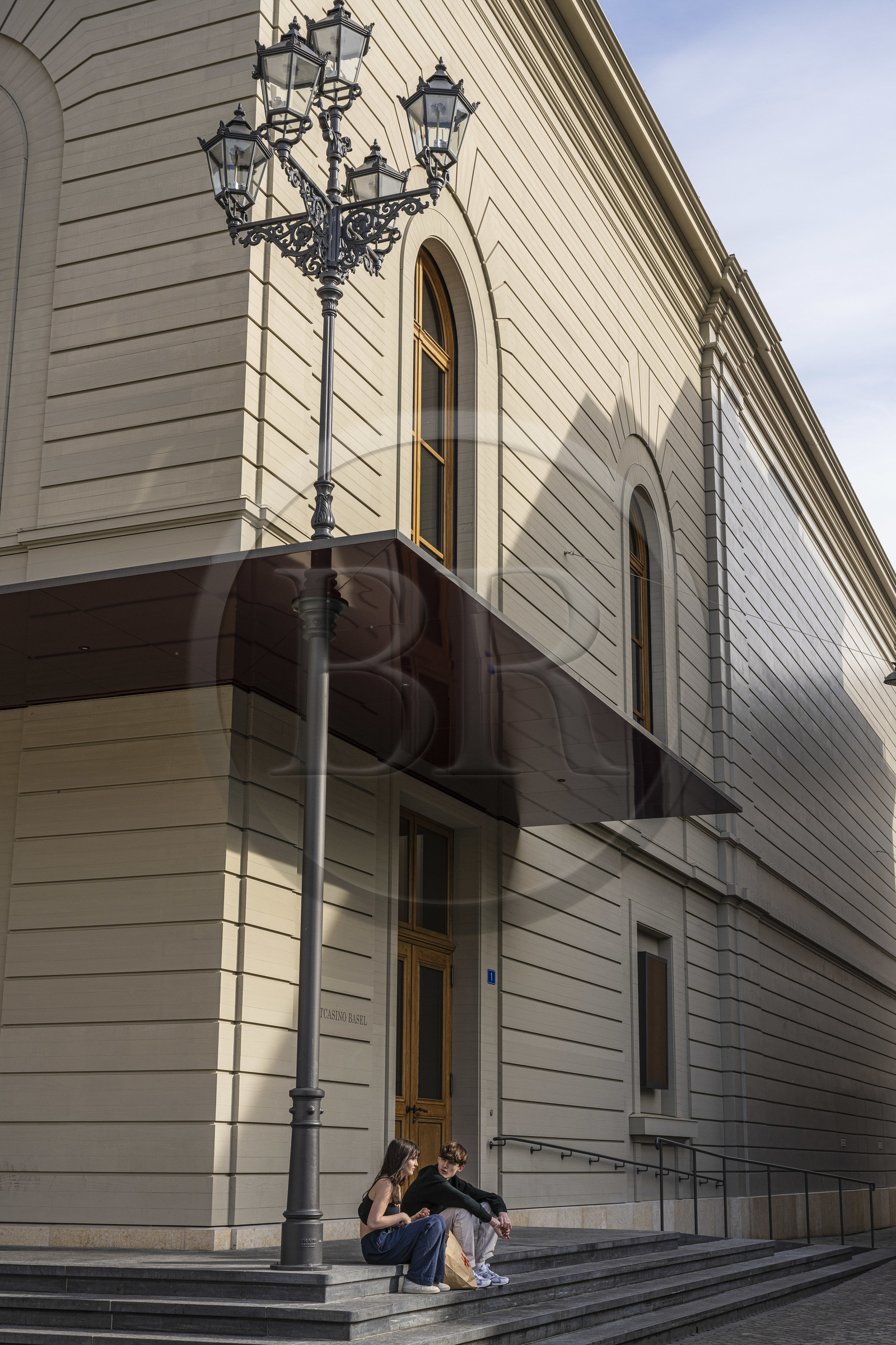 Switzerland, Basel, the concert hall Stadtcasino Basel restructured by architects Herzog and de Meuron