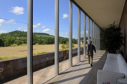 Suisse, Bâle, fondation Beyeler de l'architecte Renzo Piano