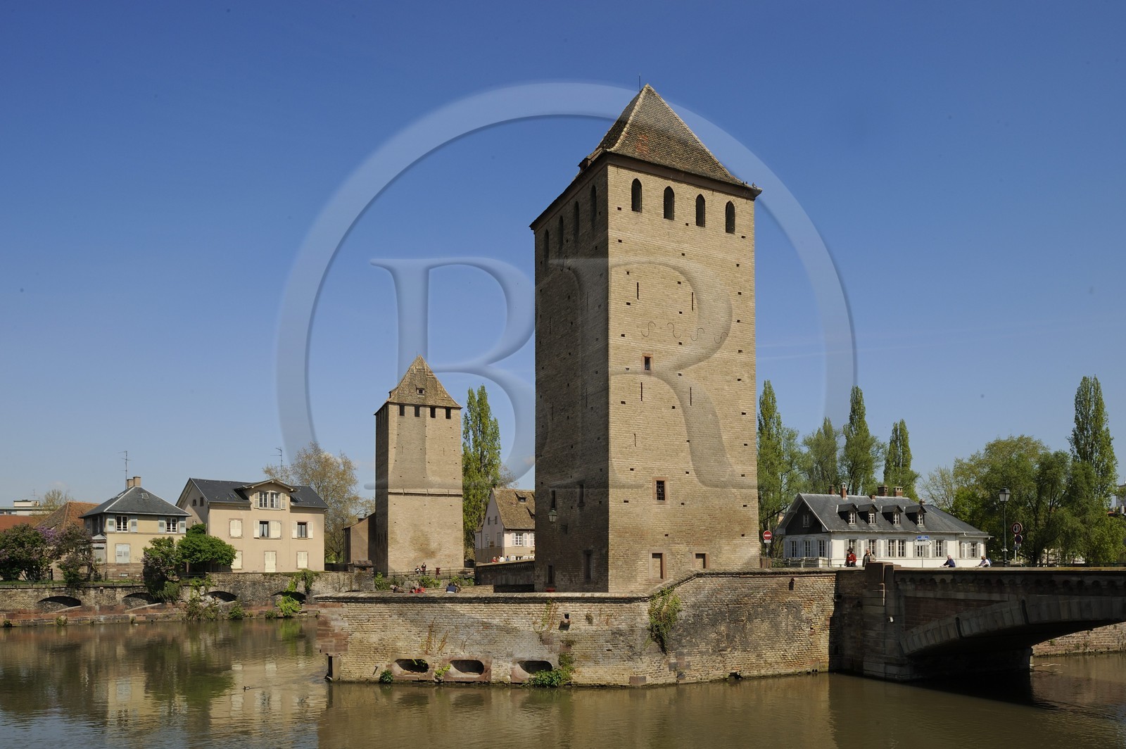 France, Bas Rhin (67), Strasbourg, quartier de la Petite France, les Ponts Couverts