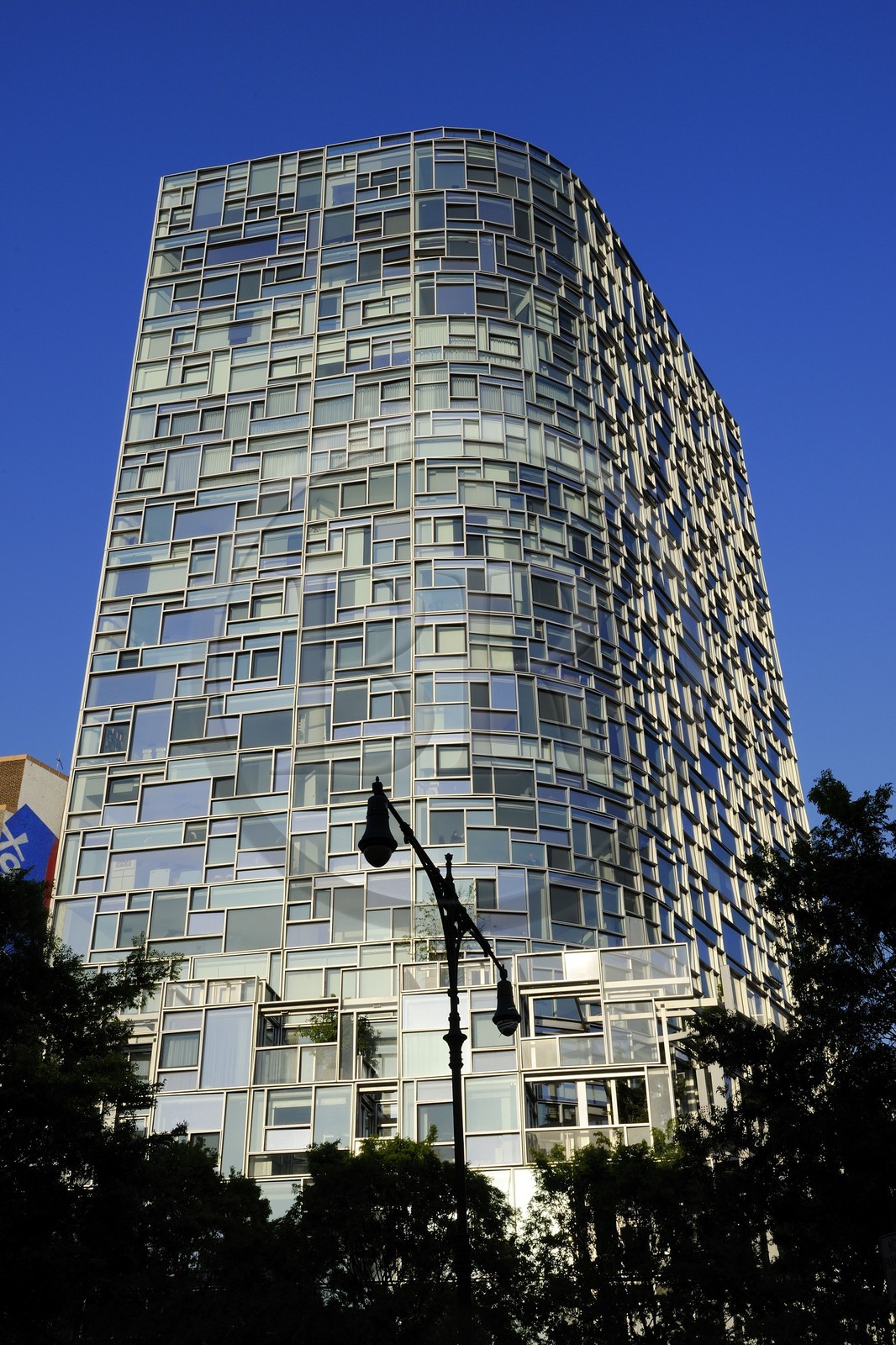 United States, New York, Manhattan, the 100 Eleventh Avenue (2007) signed by the architect Jean Nouvel