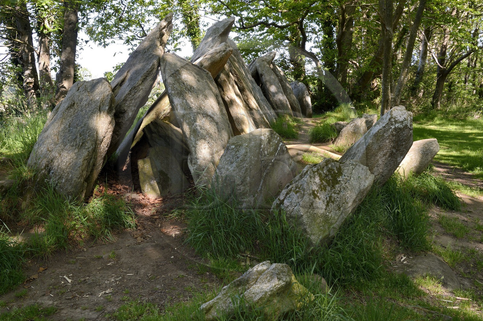 France, Finistere, Poullan-sur-Mer, gallery grave of Lesconil