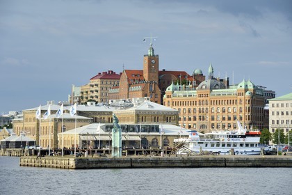 Suède, Västra Götaland, le port de Göteborg (Gothenburg)