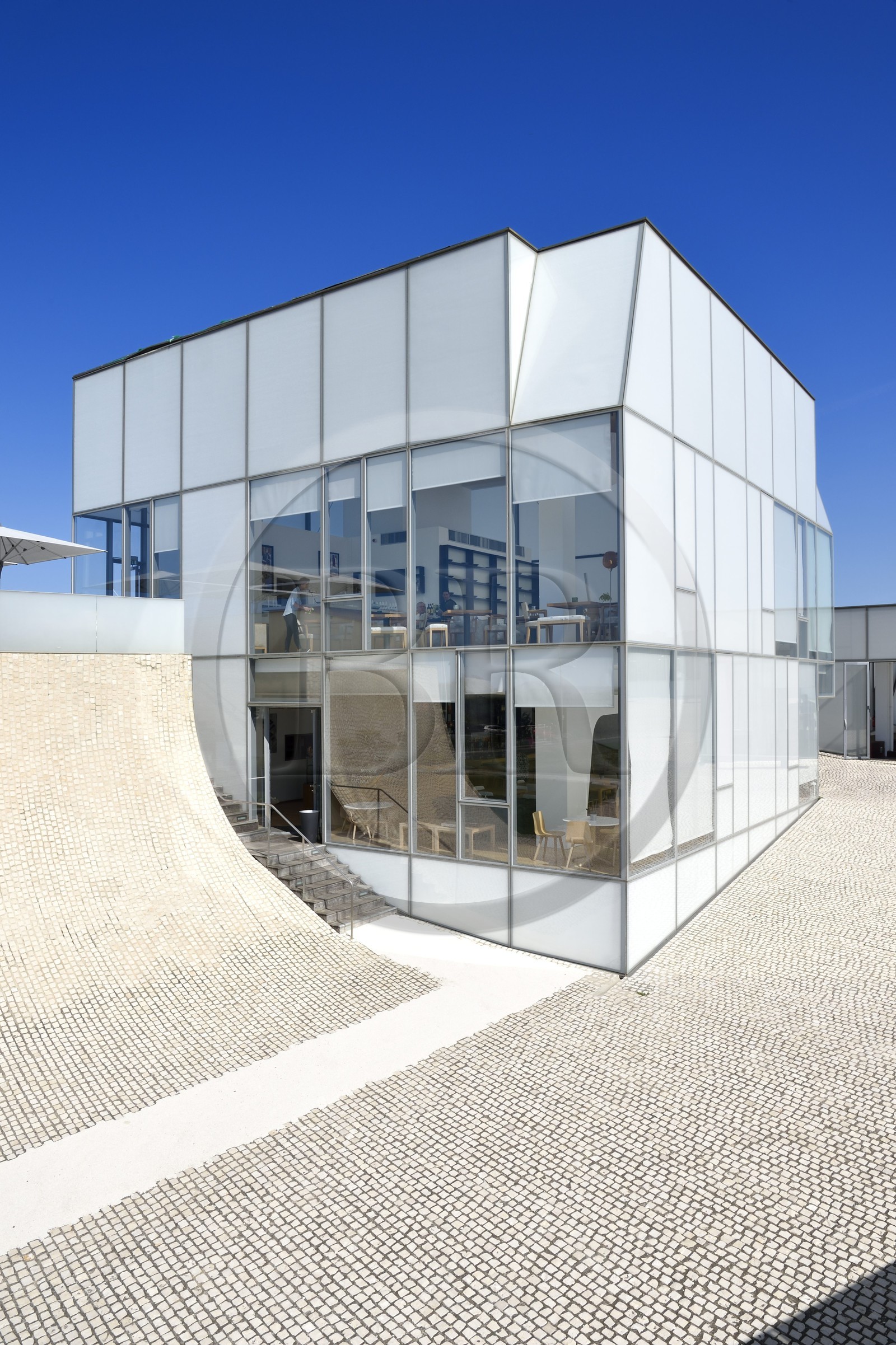 France, Pyrénées-Atlantiques (64), Pays-Basque, Biarritz, la Cité de l'Océan et du Surf de l'architecte Steven Holl