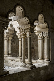 Espagne, Catalogne, Barcelone, monastère de Sant Pau del Camp, style roman, fondé par le comte catalan Guifré-Borrell au IXe siècle et rénové au XIIIe siècle