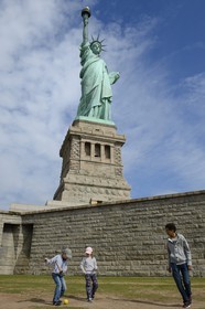 Etats-Unis, New York, Liberty Island, statue de la Liberté, classée Patrinoine Mondial de l'UNESCO