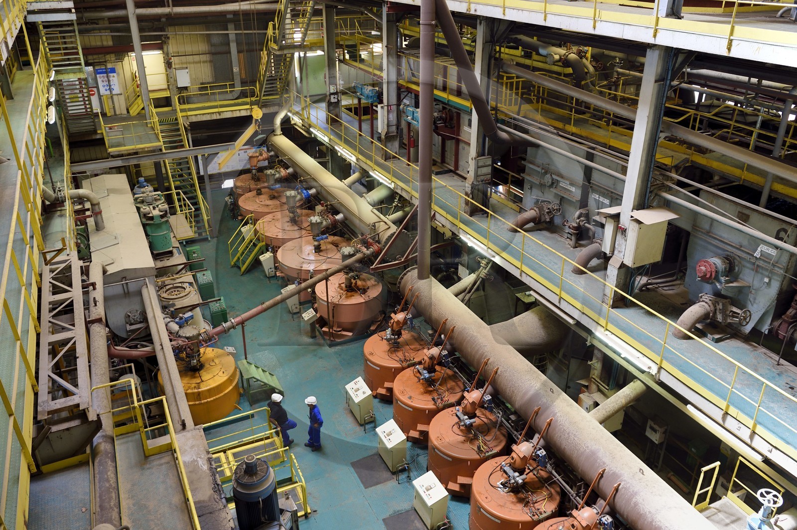 France, Ile de la Reunion, Saint-Louis, l'usine sucrière du Gol, fabrication du sirop à base de la canne à sucre