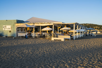 France, Herault, Sete, Lido beach, beach restaurant La Ola