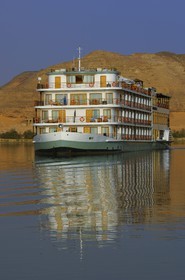 Egypt, Upper Egypt, Nubia, Lake Nasser, lake cruise on Qasr Ibrim ship