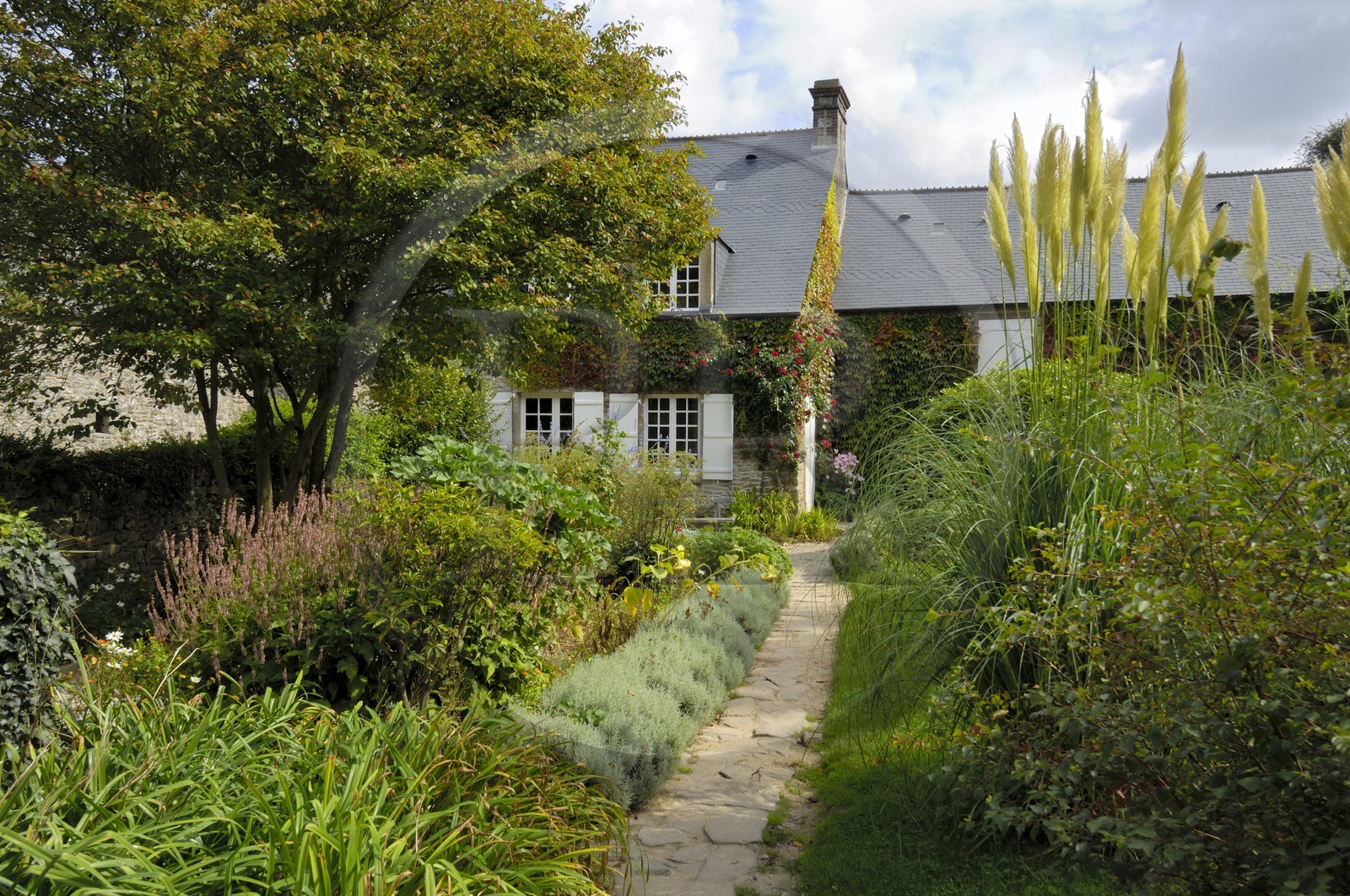 France, Manche (50), Cap de la Hague, Omonville-la-Petite, maison de Jacques Prévert