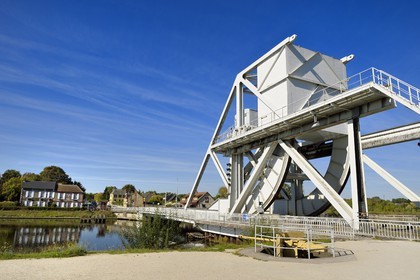 France, Calvados (14), pont de Ranville-Bénouville, Pegasus Bridge (seconde guerre mondiale)
