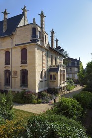 France, Meurthe-et-Moselle (54), Nancy, la Villa Majorelle de style Art Nouveau par l'architecte Henri Sauvage