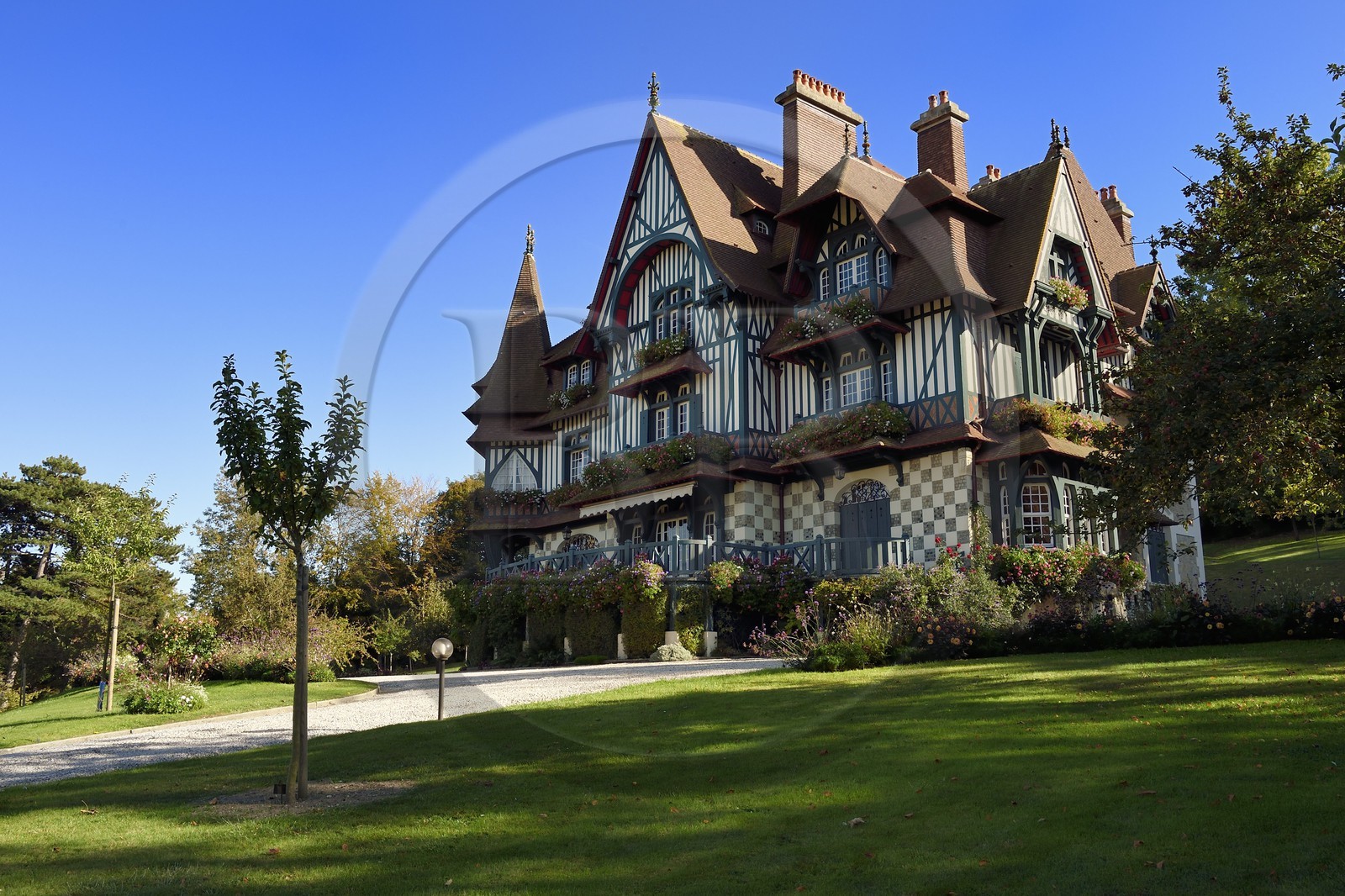 France, Calvados (14), Pays d'Auge, Deauville, la villa Strassburger