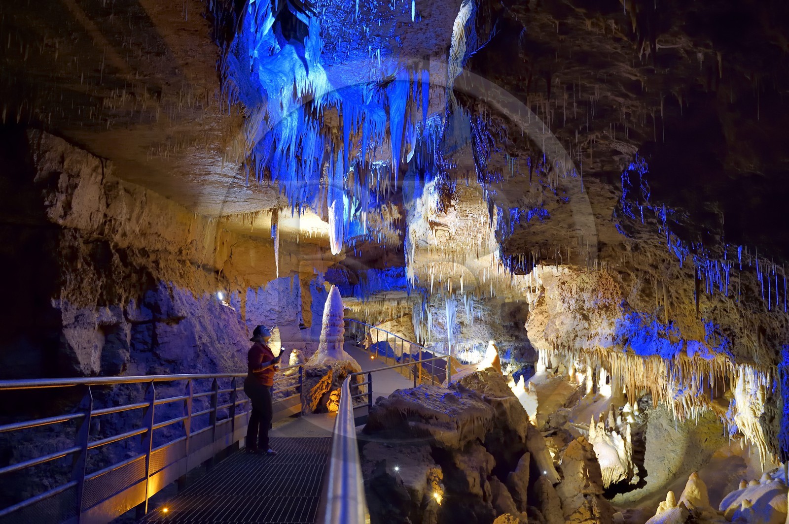 France, Dordogne (24), Périgord Noir, la grotte de Tourtoirac