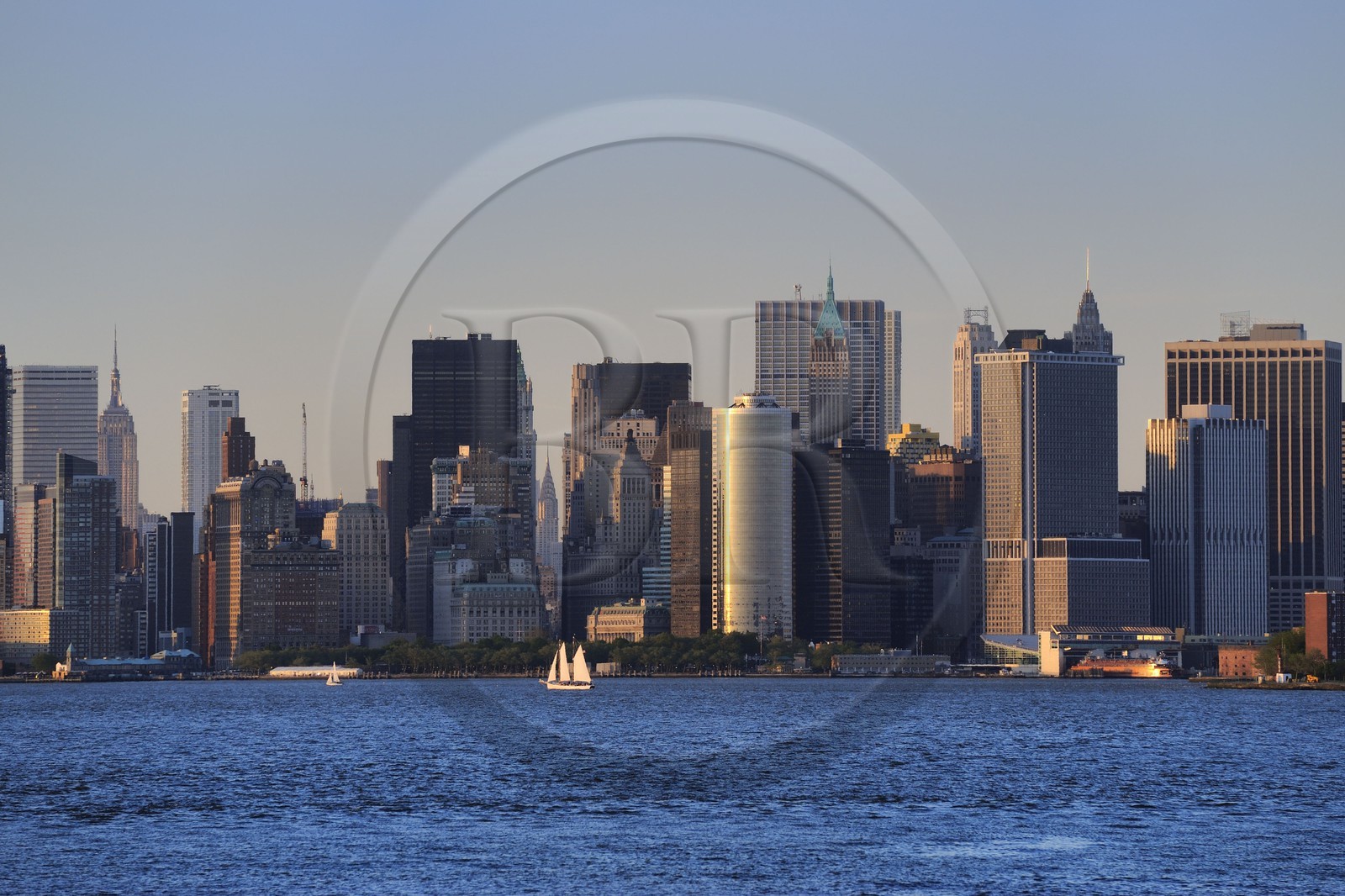 Etats-Unis, New York, pointe Sud de Manhattan, immeubles du Financial District