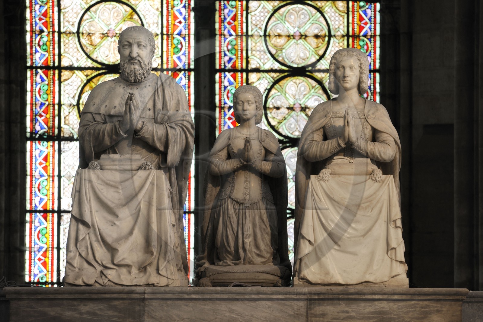 France, Seine-Saint-Denis (93), Saint-Denis, la basilique de Saint-Denis, tombeau de François 1er et Claude de France