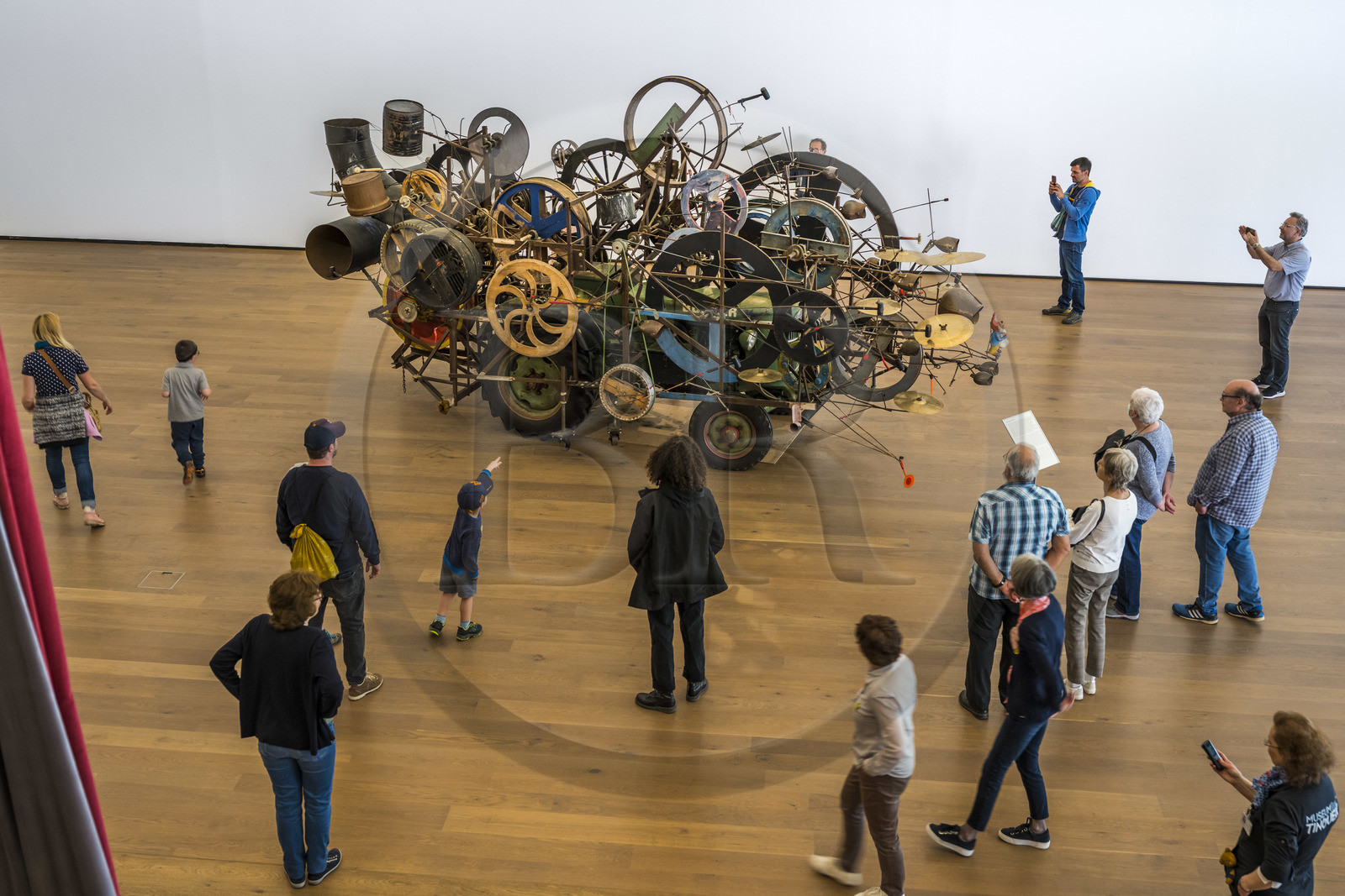 Suisse, Bâle, musée Tinguely, Méta-Harmonie intitulée Klamauk (1979) de Jean Tinguely