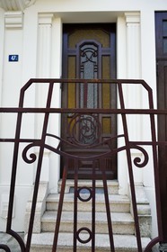 France, Allier (03), Vichy, Art Deco house on 47 avenue Jean Baptiste Bulot