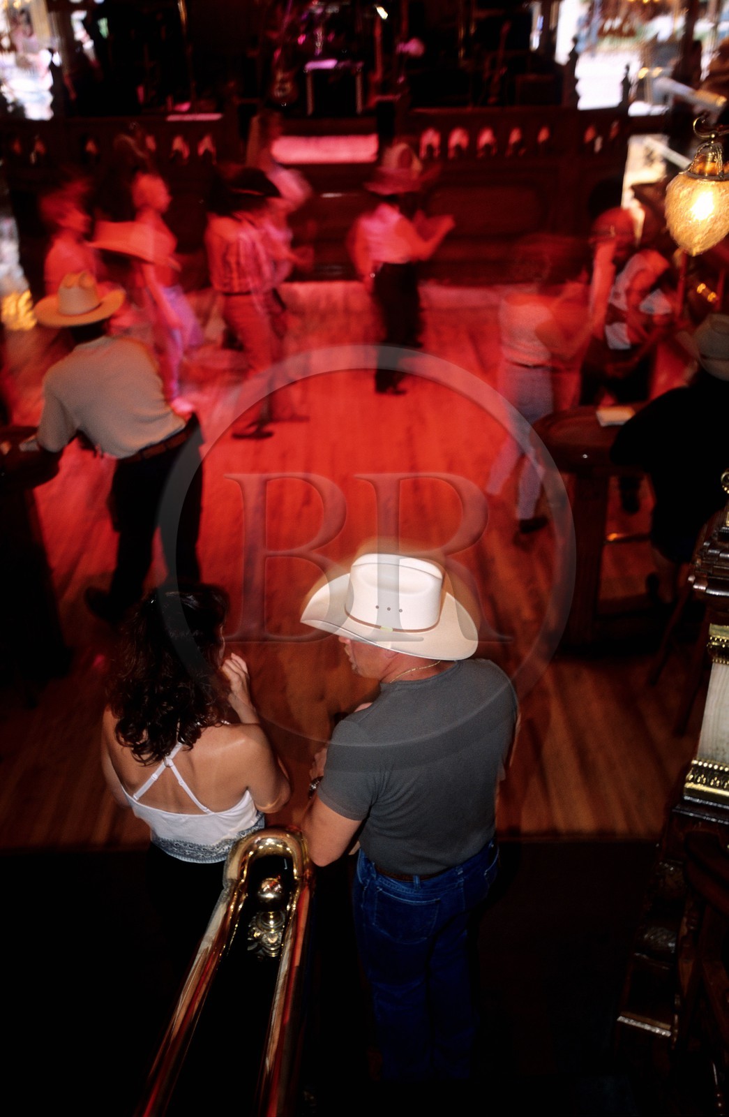 Etats-Unis, Floride, centre-ville d'Orlando, Church Street Station, danses country au Cheyenne Saloon