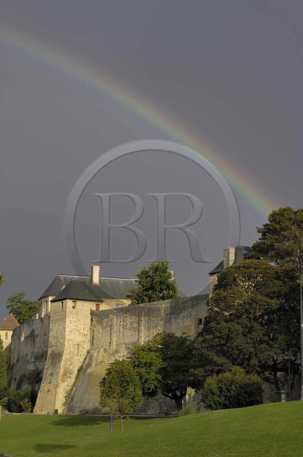 France, Calvados (14), Caen, le château ducal