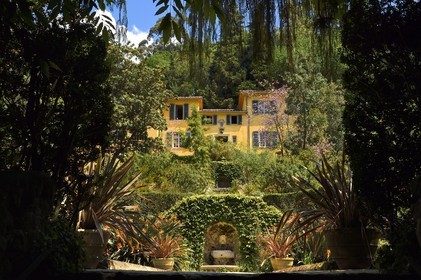 France, Alpes-Maritimes (06), Menton, le jardin Serre de la Madone et la villa du major Lawrence Johnston