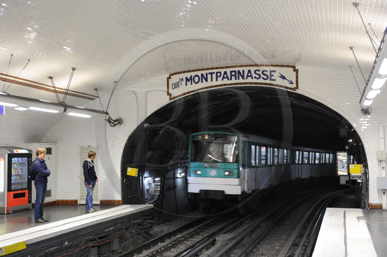 France, Paris (75), station de metro Notre-Dame des Champs