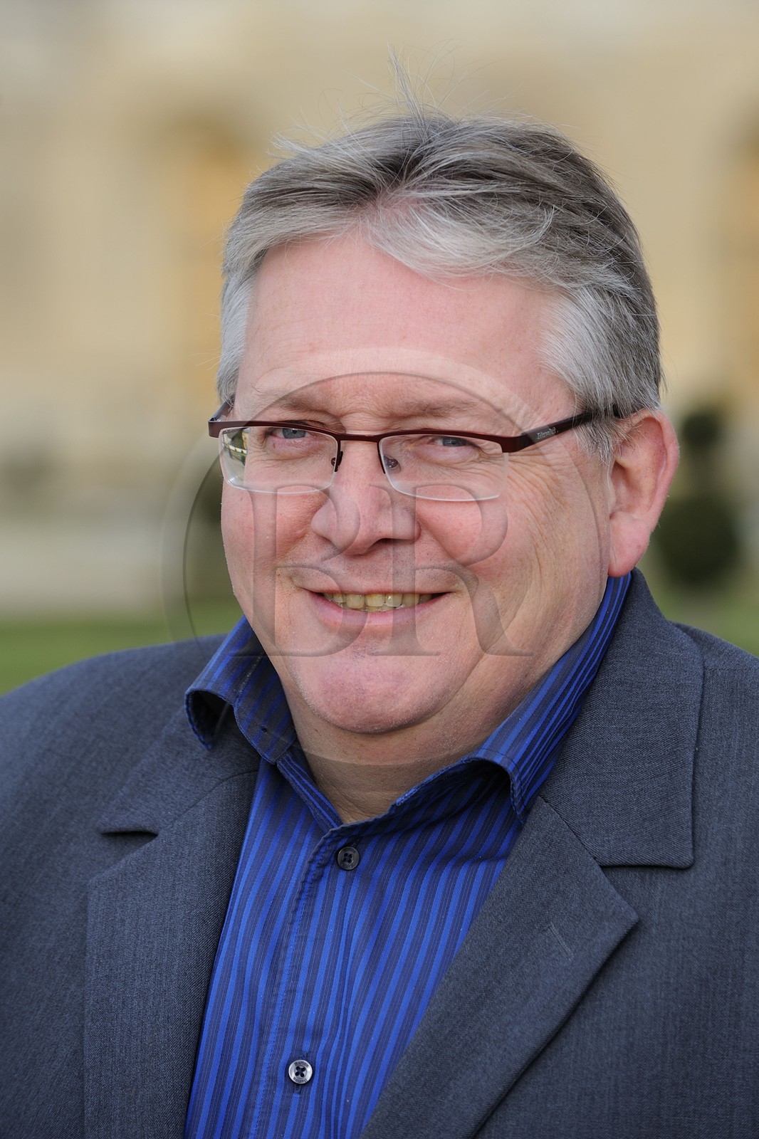 France, Yvelines, Chateau de Versailles, Joel Cottin gardener in chief of the Petit Parc