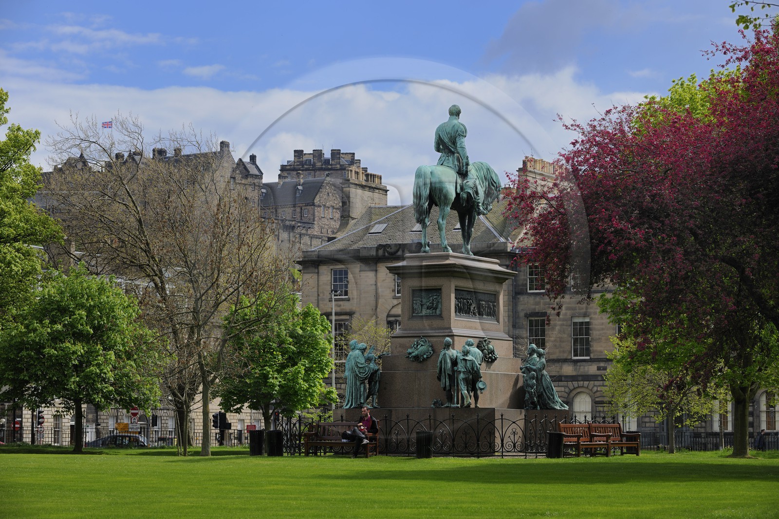 Royaume-Uni, Ecosse, Edimbourg, New Town, le quartier georgien, Charlotte square