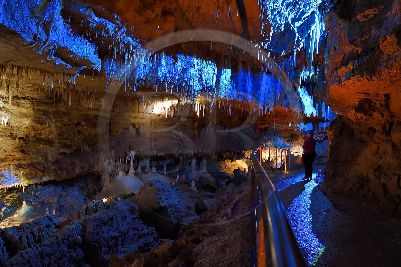France, Dordogne (24), Périgord Noir, la grotte de Tourtoirac